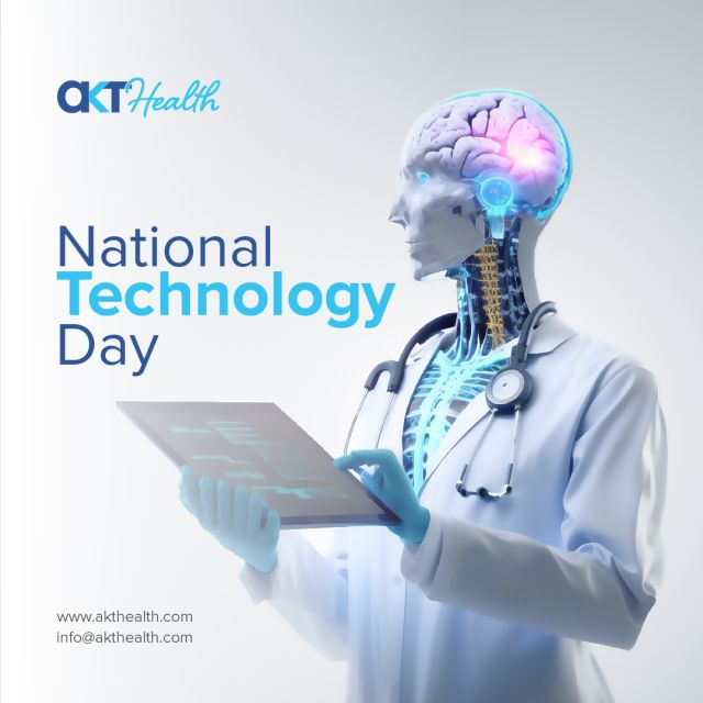 Today on National Technology Day,we celebrate the profound impact of #technology on #healthcare. 
#Technology is reshaping #healthcare, and we're at the forefront of this #transformation! 

From #remotepatientmonitoring to #predictiveanalytics, our cutting-edge solutions are revolutionizing #patientcare, making it more #accessible, #efficient, and #personalized than ever before. 

Join us in acknowledging the boundless potential of technology to enhance #patientexperiences, improve #outcomes, and pave the way for a healthier future for all! 

#nationaltechnologyday2024 #healthcare #akthealth #telemedicine #rpm #wellness #digitaltransformation #innovation